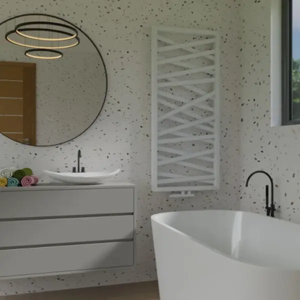 Alcatraz lazienkowy owalik bialy