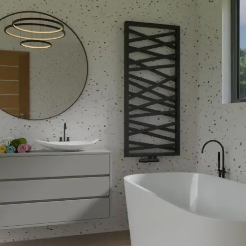 Alcatraz lazienkowy owalik czarny