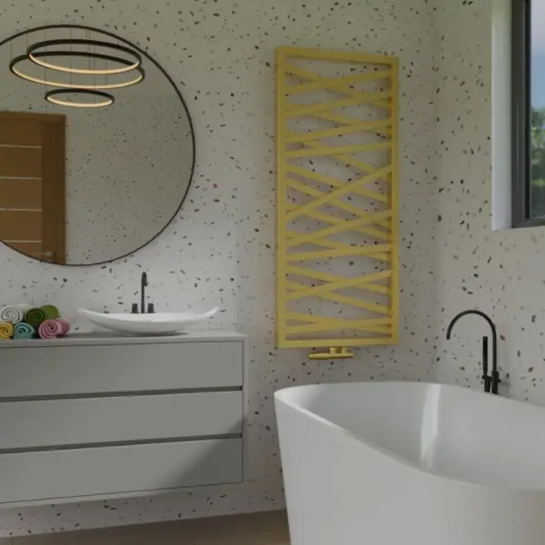 Alcatraz lazienkowy owalik zloty