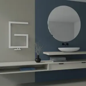 Grzejnik dekoracyjny modena wizualizacja bialy