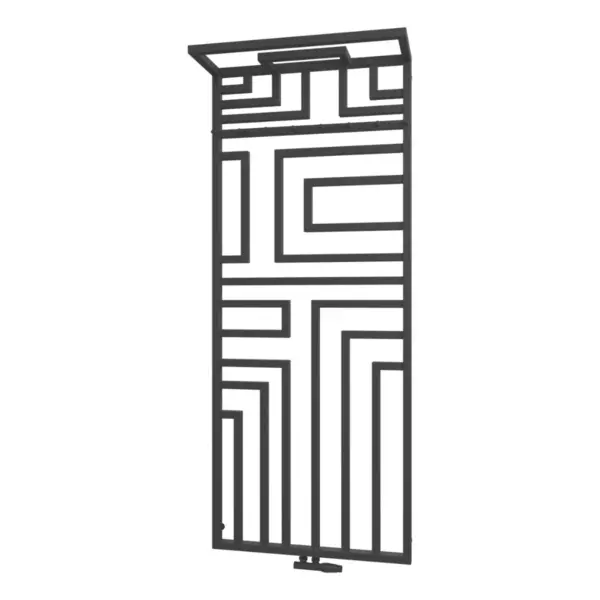 Grzejnik dekorayjny club wieszak P 40x30 mm i 30x30 mm Czarny 195