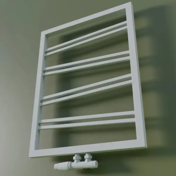 Grzejnik orlean bialy zielone tlo