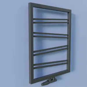 Grzejnik orlean czarny nienieskie tlo